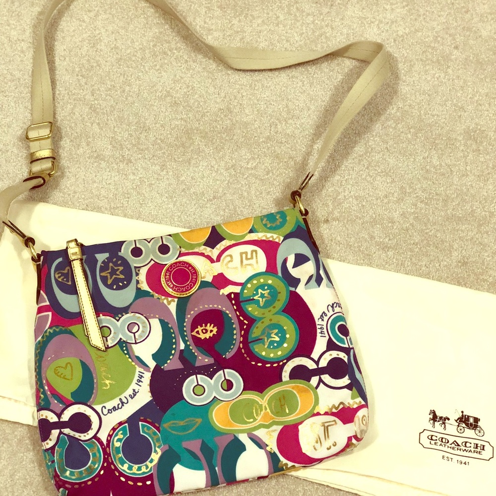Coach cross over purse